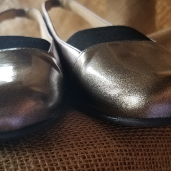 Trotters bronze/black shoes, new, sz 8N - Picture 6 of 7